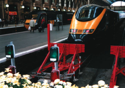GNER trains standing at King's Cross