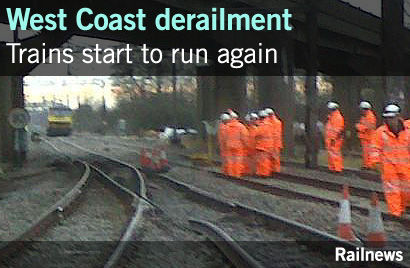 West Coast services restored after derailment