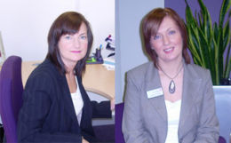 Left: Fiona Irvine, HR Direct of the Year; Right: Julie McComasky, Training Manager of the Year