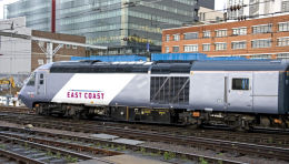The 08.00 East Coast service to Edinburgh, leaving London King's Cross today. Picture: Brian Morrison