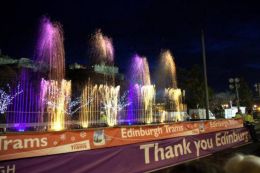 A thank you message from TIE at the Edinburgh Sparkles event over the weekend