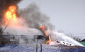 Inferno erupts after freight train derails