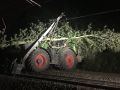 Tractor blocks East Coast Main Line
