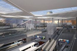 Inside a possible future High Speed rail terminal for Birmingham