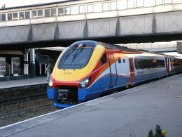 Stagecoach operates the East Midlands Trains and South West Trains franchises, and also has a 49 per cent interest in Virgin West Coast