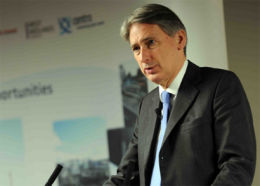 Philip Hammond at the NEC (Image: Jas Sansi)