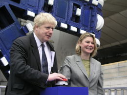 Boris Johnson and Justine Greening 