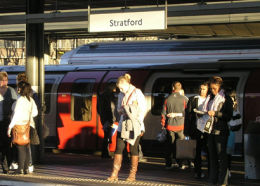 Passengers at Stratford