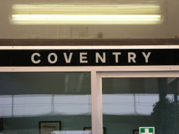 Coventry station sign